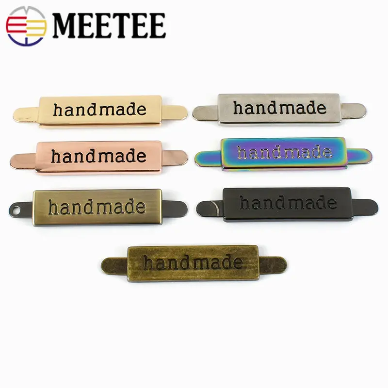 Belt Buckle Blank - 10/20/50pcs 36*10mm 수제 금속 가방 레이블