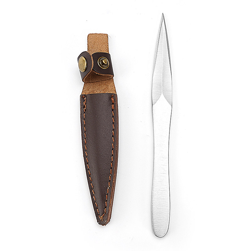 Leatherwork Knives - 가죽 커버가 있는 스테인레스 스틸 차