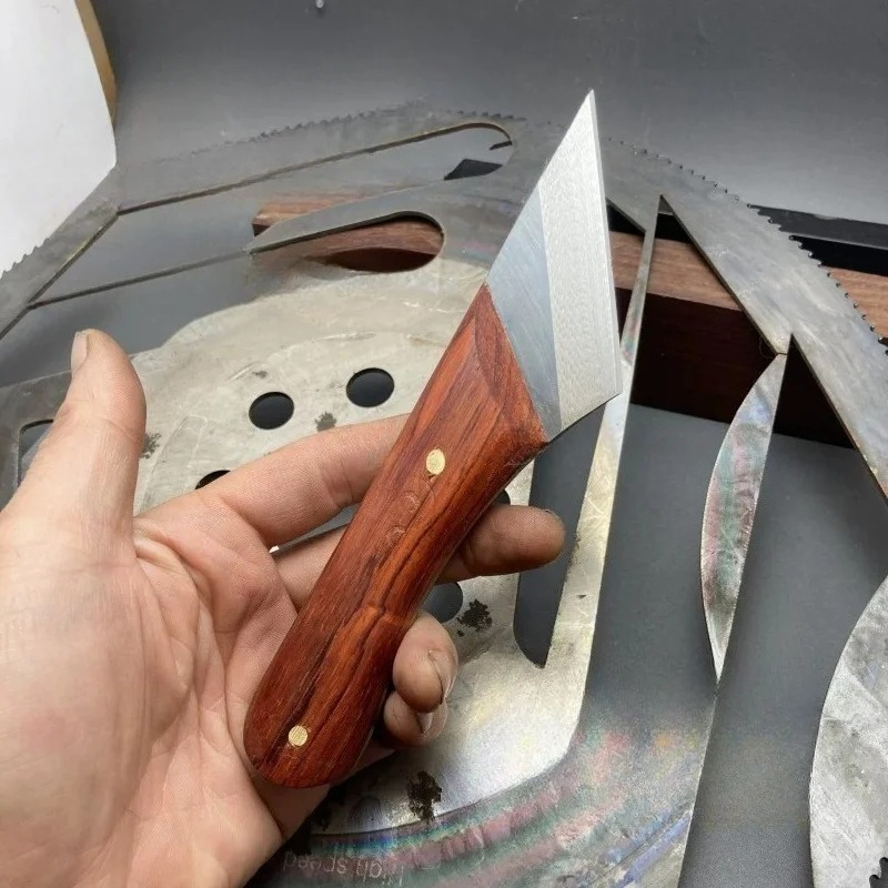 Leatherwork Knives - 17CM 고속강 가죽 절단칼 나무 손잡이