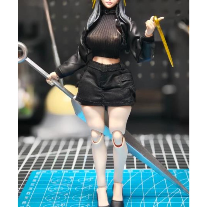 Leatherworking Items - 1/12 스케일 여성 액션 피규어 짧은