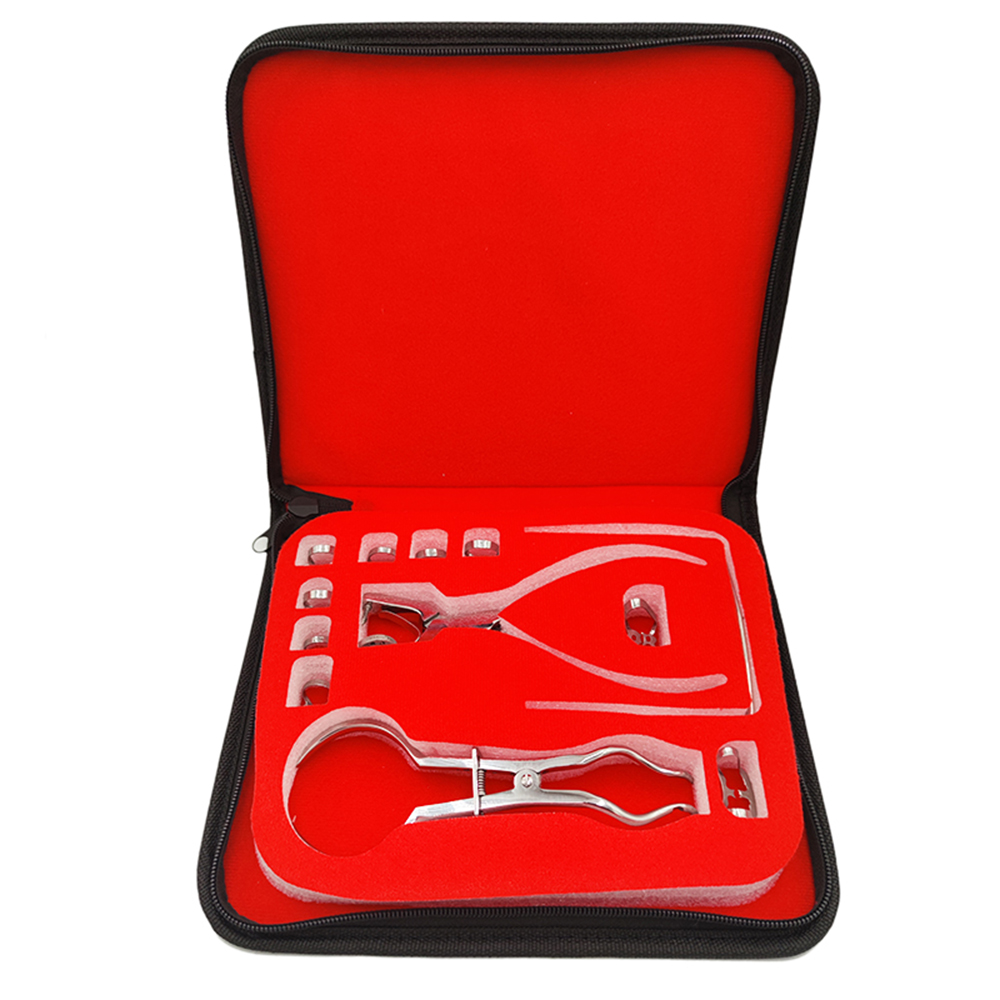 Leatherwork Kit - 치과 댐 구멍 펀처 세트 가죽