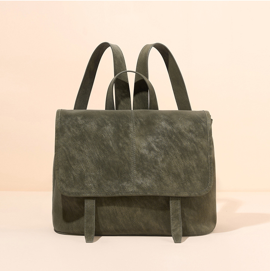 여성용 빈티지 정품 가죽 백팩 캐주얼 플랩 숄더백 여행 - Leather Work Rucksack 리뷰 및 가격