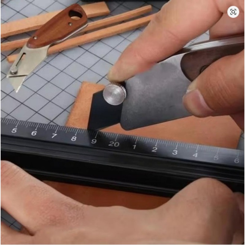 사다리꼴 스테인레스 스틸 가죽 절단 칼 수제 가죽 공예 - Leatherwork Knives 리뷰 및 가격