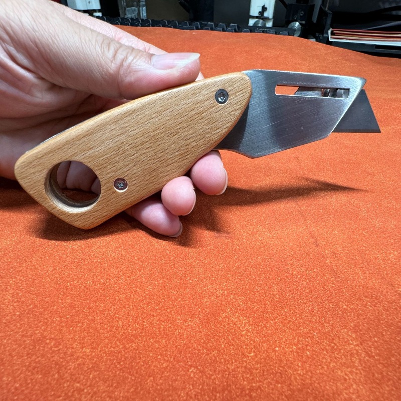 사다리꼴 스테인레스 스틸 가죽 절단 칼 수제 가죽 공예 - Leatherwork Knives 리뷰 및 가격
