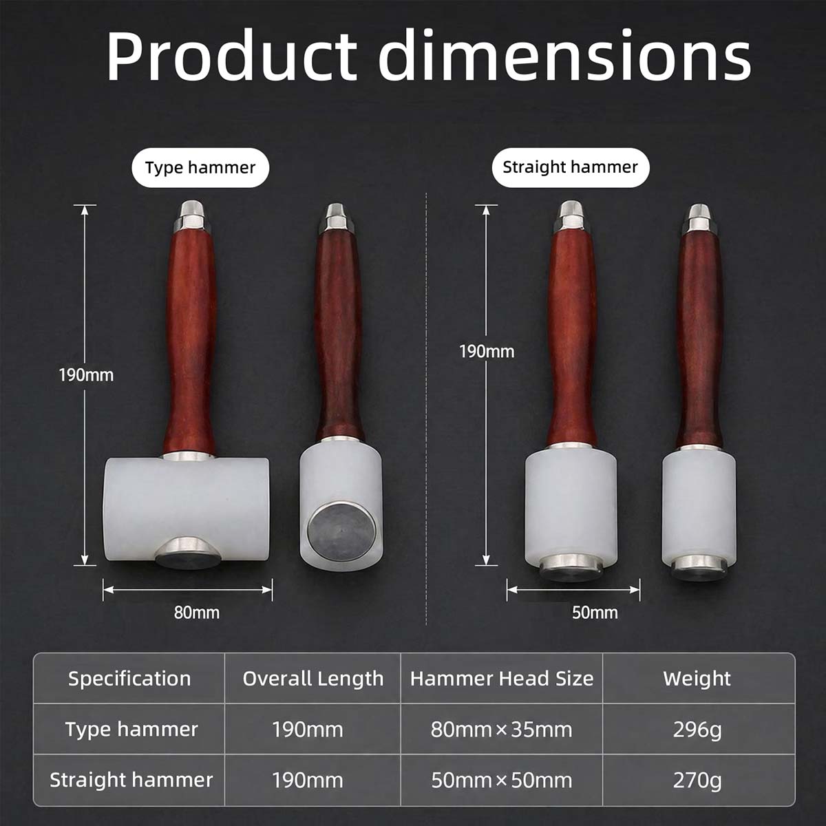 나일론 가죽 조각 망치 DIY 가죽 공예 도구 흰색 직 - Leatherwork Hammer 리뷰 및 가격