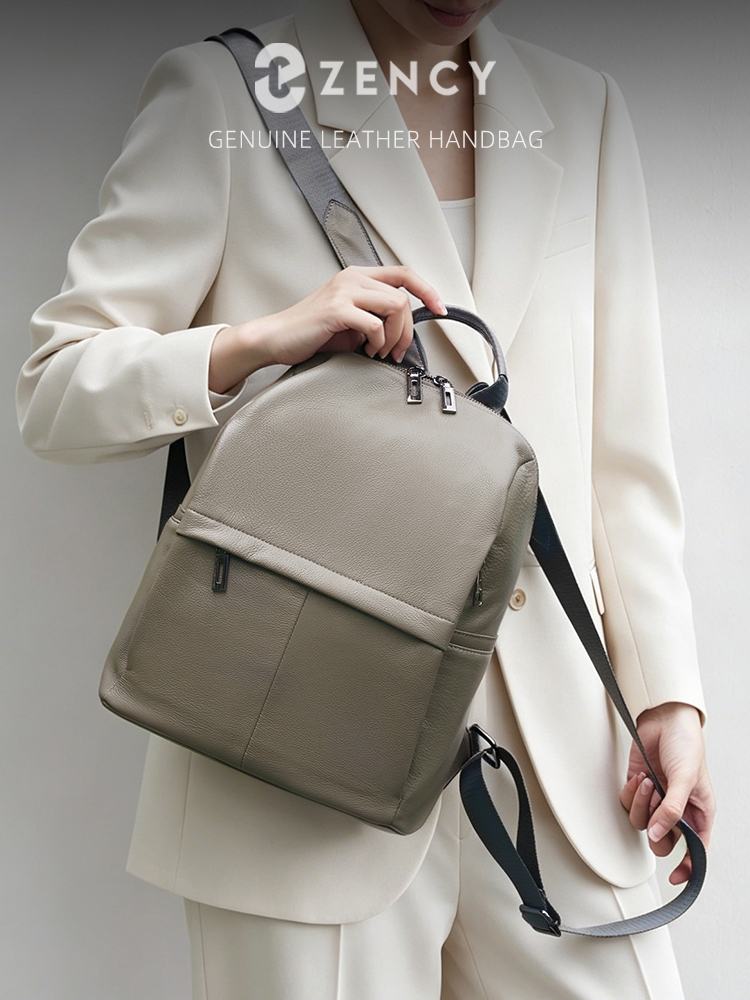 젠시 스타일리시 천연 가죽 소형 백팩, 대용량, 캐주얼 - Leather Work Rucksack 리뷰 및 가격