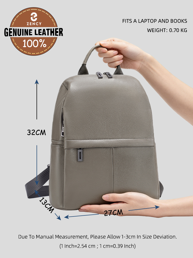 젠시 스타일리시 천연 가죽 소형 백팩, 대용량, 캐주얼 - Leather Work Rucksack 리뷰 및 가격