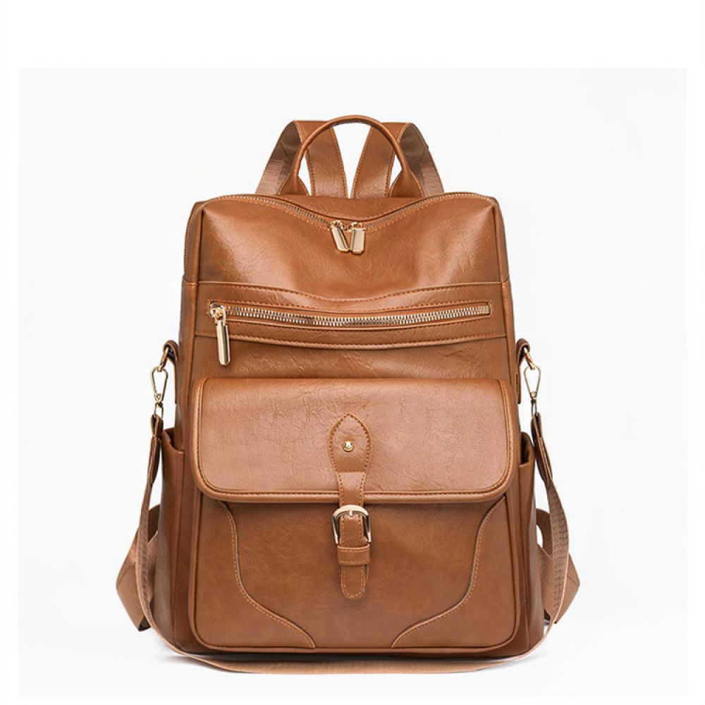 모던 레트로 스타일 여성용 백팩, 미니멀리즘 디자인,  - Leather Work Rucksack 리뷰 및 가격