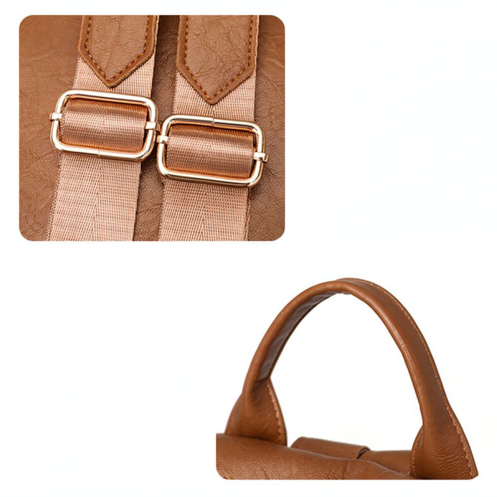 모던 레트로 스타일 여성용 백팩, 미니멀리즘 디자인,  - Leather Work Rucksack 리뷰 및 가격