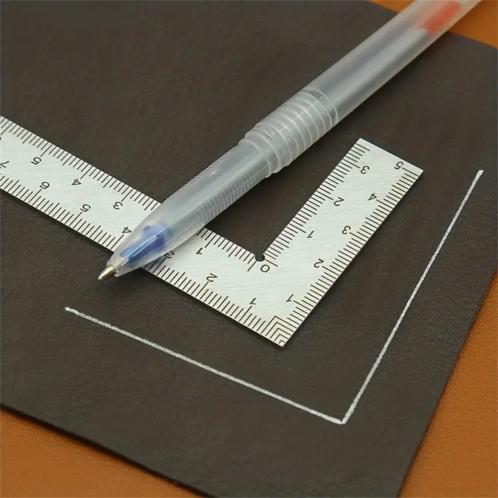 미니 스테인레스 스틸 L자형 양면 정밀 스케일 눈금자  - Leatherwork Ruler 리뷰 및 가격