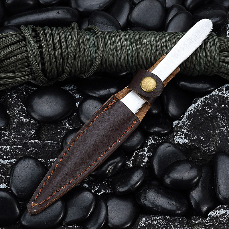 가죽 커버가 있는 스테인레스 스틸 차 칼, 푸얼 차 따 - Leatherwork Knives 리뷰 및 가격