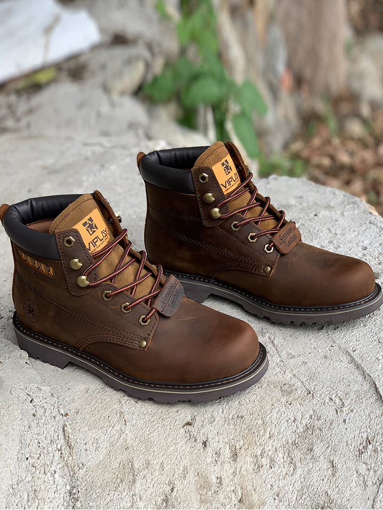 남성용 진짜 가죽 부츠, 클래식 야외 부츠, 캐주얼 신 - Leatherworking Classic 리뷰 및 가격
