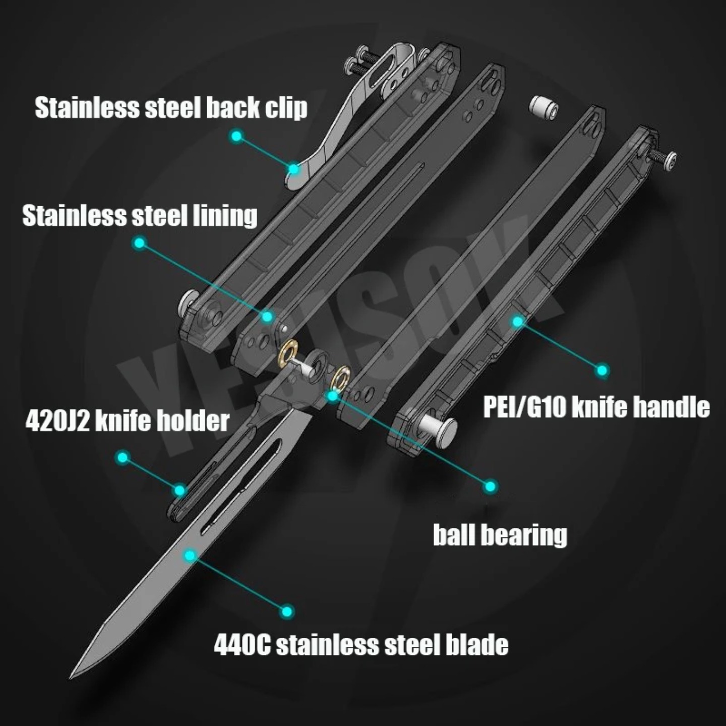 교체 가능한 칼날이 있는 수제 칼, G10 그립, 종이 - Leatherworking Items 리뷰 및 가격