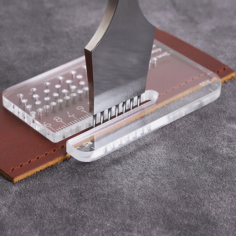 4mm 두께의 투명 아크릴 풀러 가죽 작업용 다기능 자 - Leatherwork Ruler 리뷰 및 가격