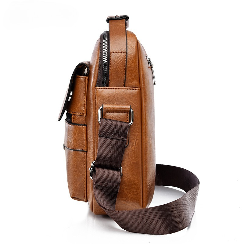 핫한 한국 스타일 남성 캐주얼 숄더백 다층 러기드 캔버 - Leatherworking Classic 리뷰 및 가격