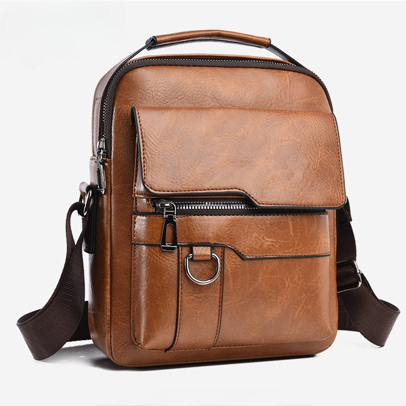 핫한 한국 스타일 남성 캐주얼 숄더백 다층 러기드 캔버 - Leatherworking Classic 리뷰 및 가격