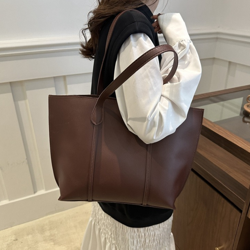 레트로 인조 가죽 숄더백, 대용량 오피스 통근 핸드백, - Leather Work Laptop Bag 리뷰 및 가격