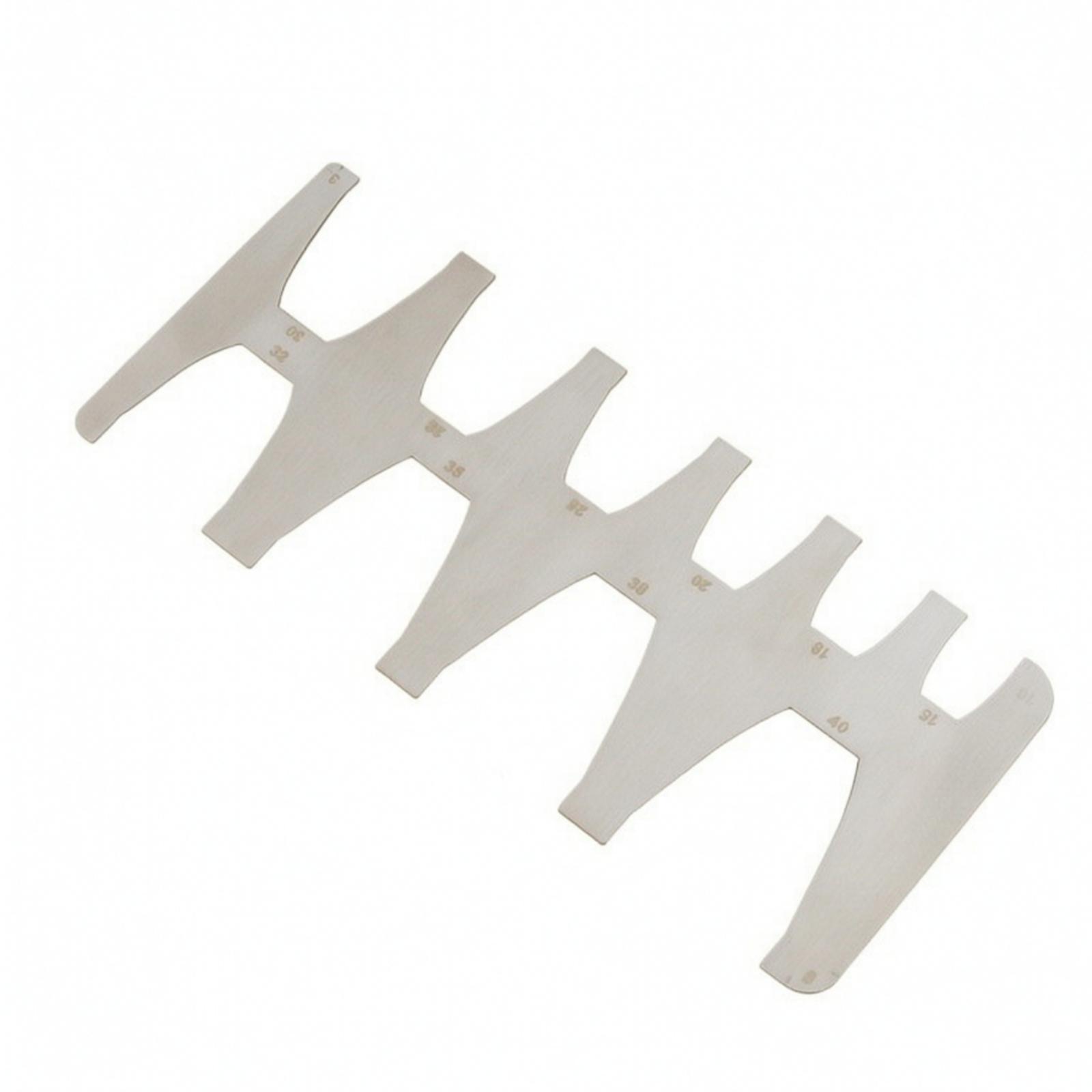 벨트 끝단 템플릿 자, 두께 1.2mm, 스테인리스 스 - Leatherwork Ruler 리뷰 및 가격