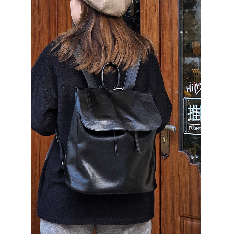 탑그레인 베지터블 태닝 소가죽 백팩 여성용 조절 가능한 - Leather Work Rucksack 리뷰 및 가격