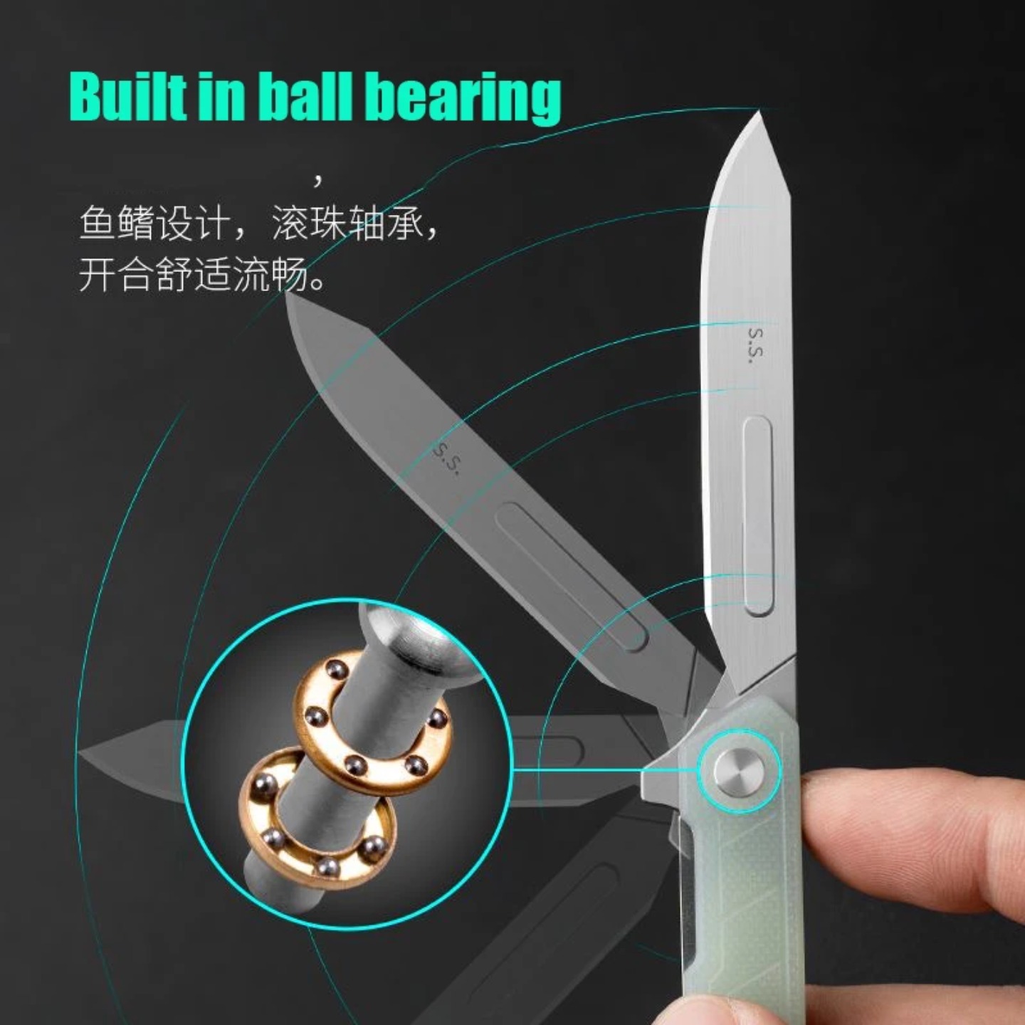 교체 가능한 블레이드가 있는 새로운 칼, G10 그립, - Leatherworking Items 리뷰 및 가격