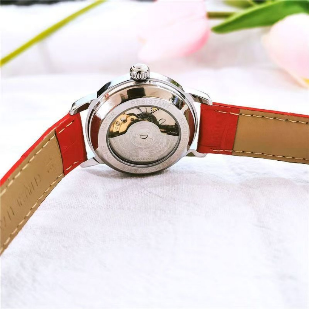 라이트 럭셔리 니치 하이엔드 여성용 기계식 시계, 인스 - Leatherwork Definition 리뷰 및 가격