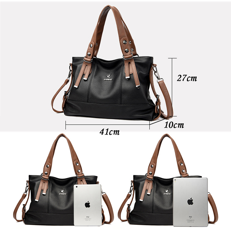 여성용 진짜 브랜드 럭셔리 디자이너 가죽 핸드백, 하이 - Leather Work Laptop Bag 리뷰 및 가격