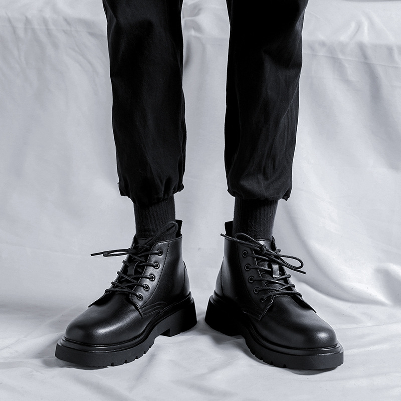 남성 부츠 2025 가을 신상 영국 스타일 모터사이클  - Leatherwork Clamp 리뷰 및 가격