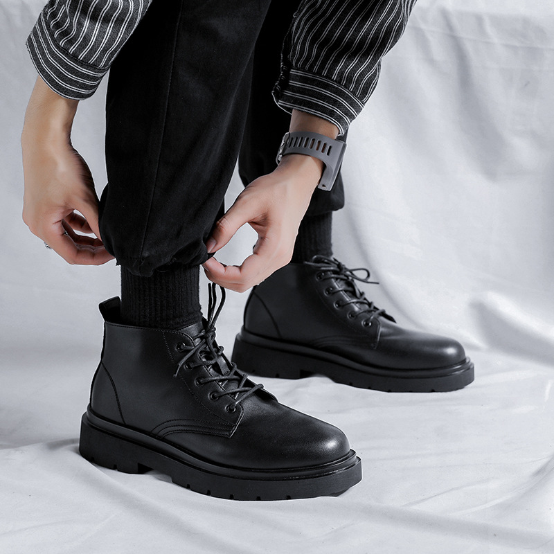 남성 부츠 2025 가을 신상 영국 스타일 모터사이클  - Leatherwork Clamp 리뷰 및 가격
