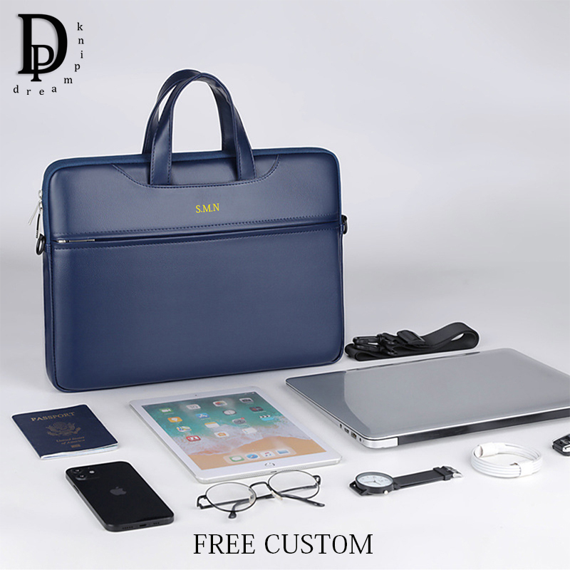 남자를위한 비즈니스 서류 가방 PU 가죽 대용량 Ofi - Leather Work Laptop Bag 리뷰 및 가격