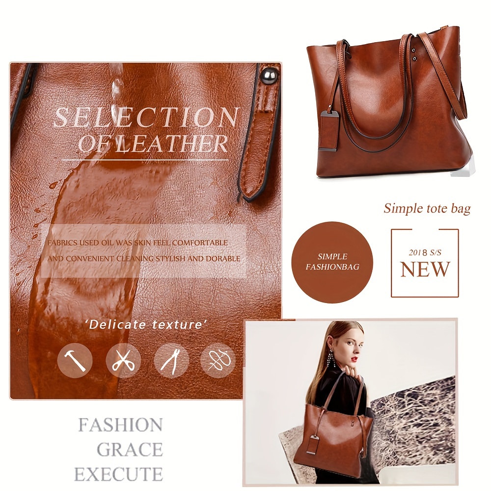 여성용 클래식 레트로 가죽 토트 핸드백 크로스 바디 백 - Leatherworking Classic 리뷰 및 가격